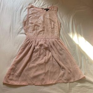 Pink Sequined Dress Size Small